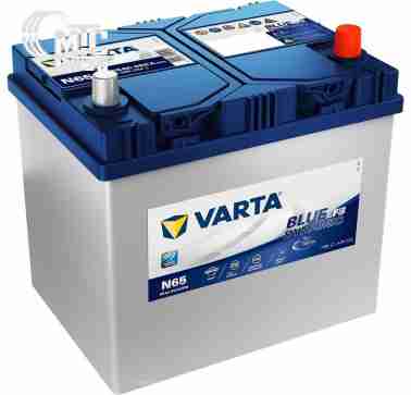 Аккумуляторы Аккумулятор Varta EFB Blue Dynamic Asia N65 [565501065] 6СТ-65 Ач R EN650 А 232x175x225 мм Start-Stop